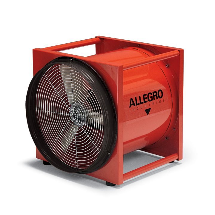 Ventilador axial de 20" con motor de ½ HP