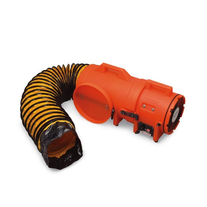 Ventilador con manga 8 "Axial AC plástico del ventilador W