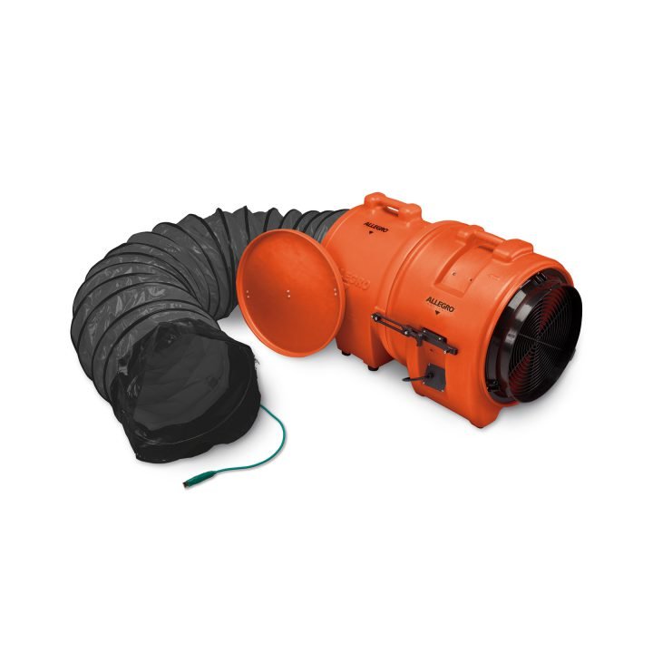 Extractor axial de 16” a prueba de explosiones con conexión rápida