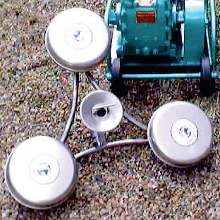 Skimmers livianos de acero inoxidable