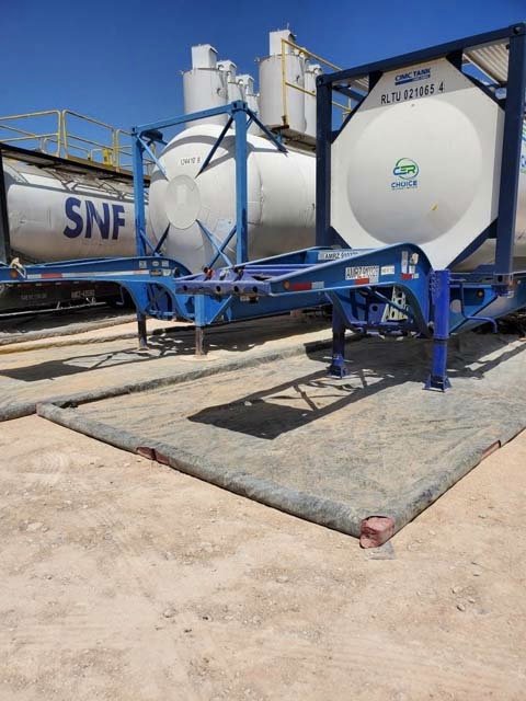 Carpetas antiderrames para equipos estacionarios de grandes dimensiones